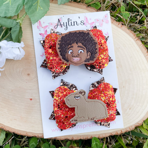 Animal Boy Feltie Piggies