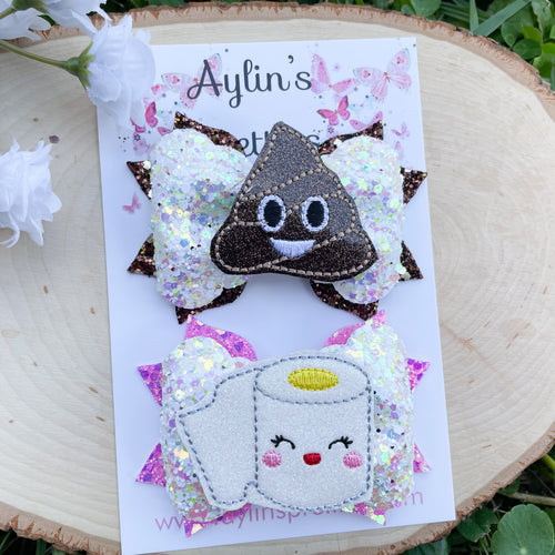 Toilet Paper and Poop Piggies
