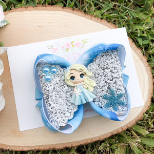 Ice princess Ribbon Bow