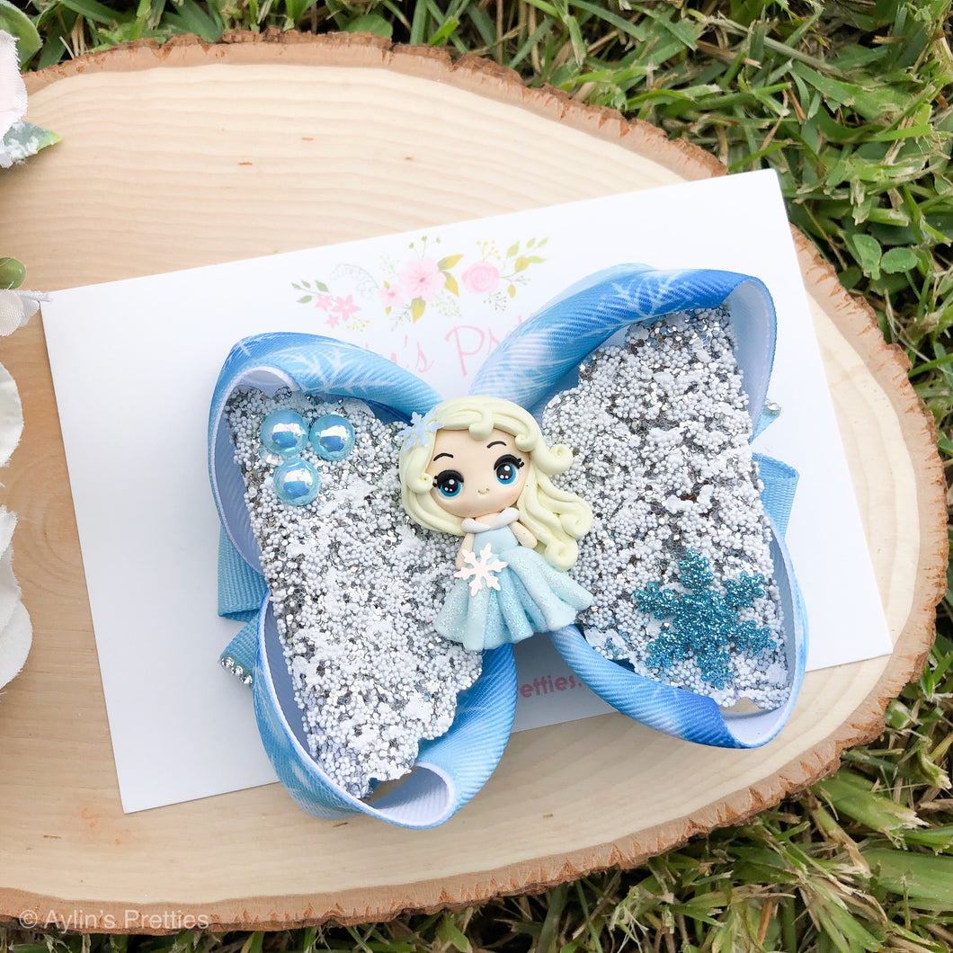 Ice princess Ribbon Bow