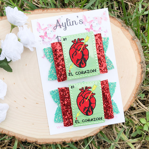 El Corazon Loteria Piggie set