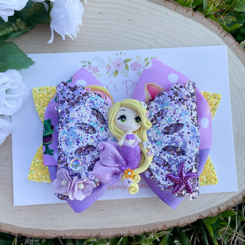 Long Hair Princess Ribbon Bow