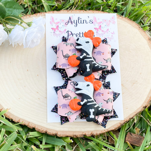 Dinosaur Halloween Piggies