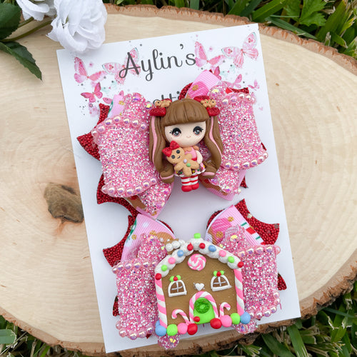 Gingerbread Ribbon Piggies