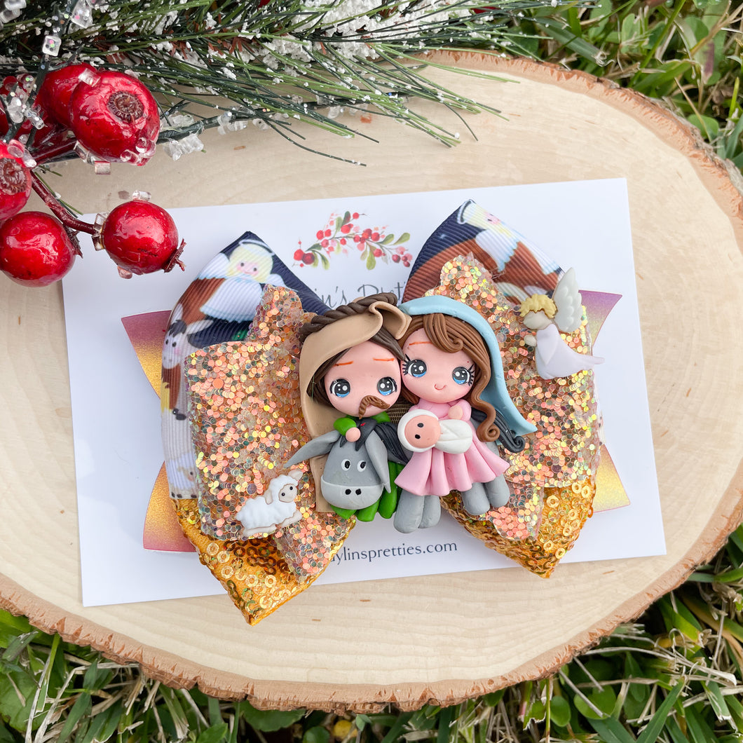 Mary and Jose Ribbon Bow