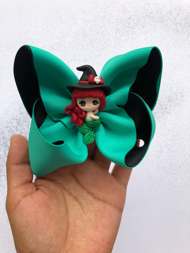 Witch Mermaid Ribbon Bow