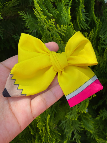 Fabric Pencil Bow