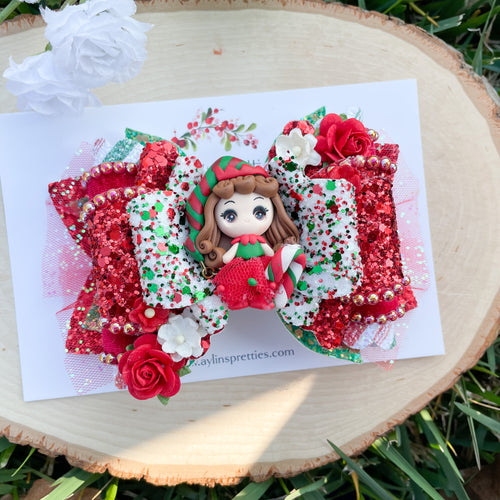 Candy Cane Elf Girl