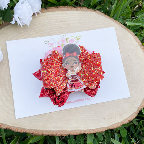 Red Cousin Charming Ribbon Bow