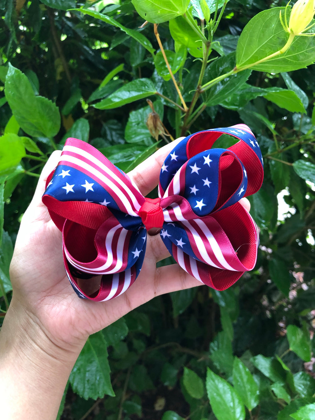 Stars and Stripes Ribbon Bow