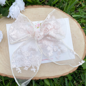 Cream Embroidered
