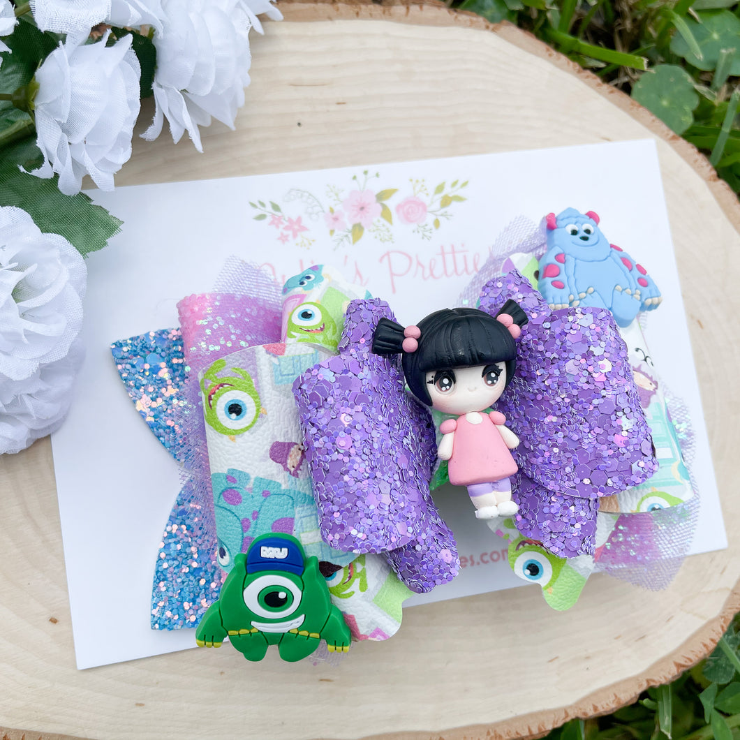 Girl with Monster Friends