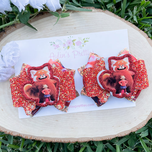 Panda Ribbon Piggies