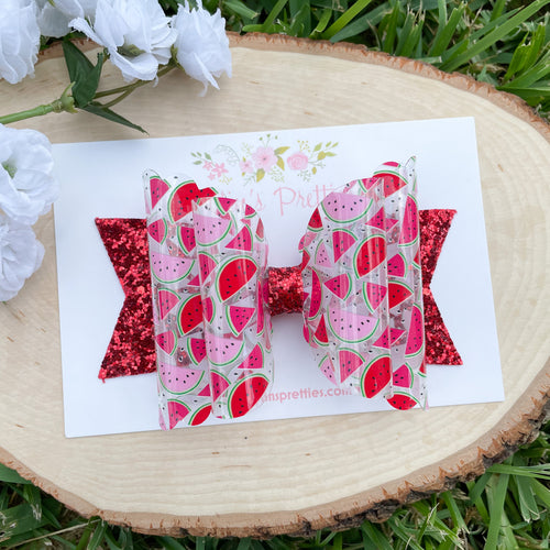 Watermelon Jelly Bow