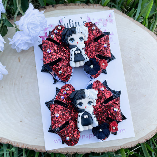 Toddler Puppy Queen Ribbon Piggies