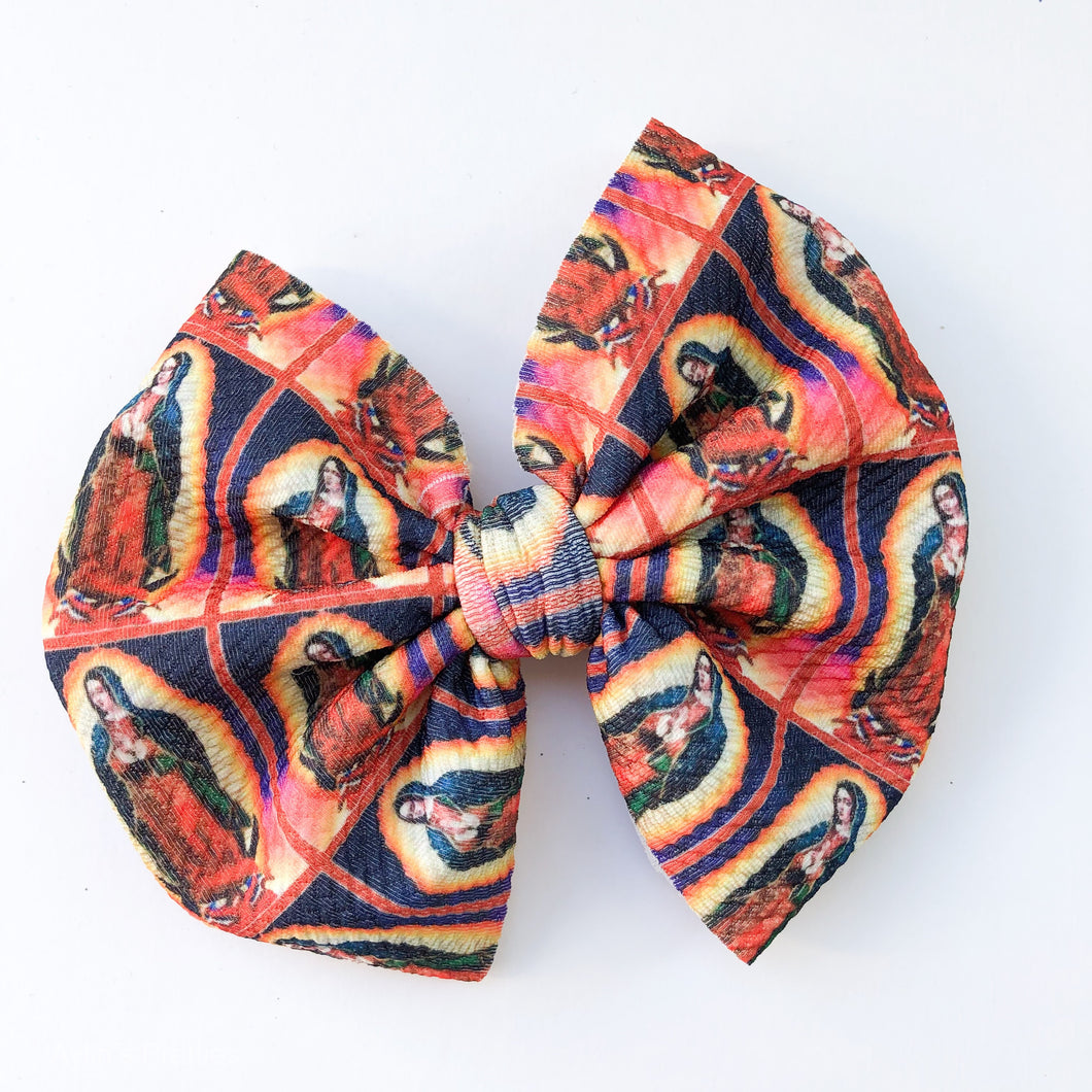 Virgencita Fabric Bow