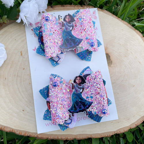 Glasses Girl Charming Ribbon Piggiesl