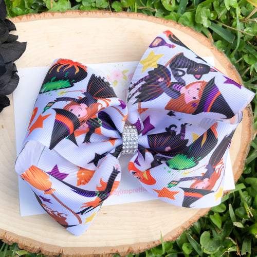 Halloween Ribbon Bow