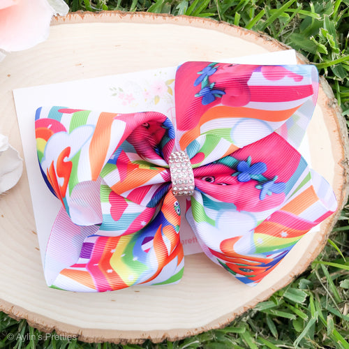 Trolls Big Ribbon Bow
