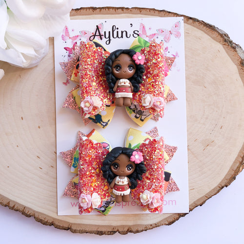 Toddler Island Princess Ribbon Piggies