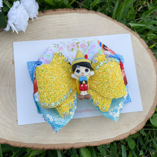 Lying Boy Ribbon Bow