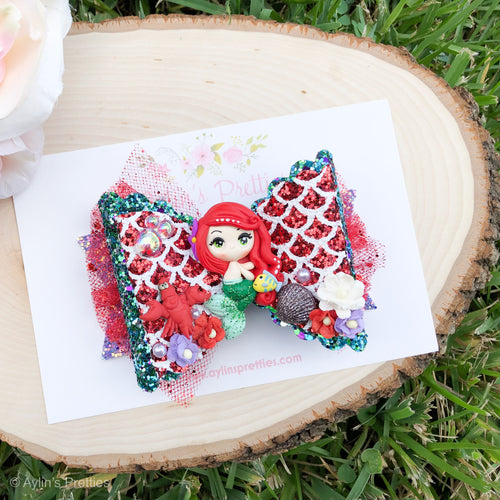 Mermaid and Friends Bow