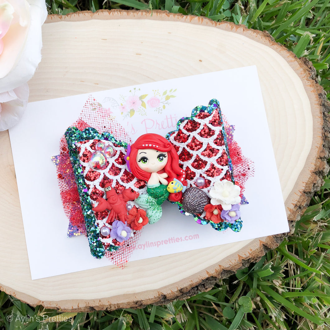 Mermaid and Friends Bow