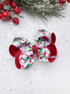 Grinch Ribbon Bow