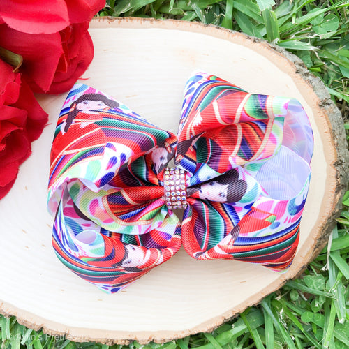 Mexican Girl Ribbon Bow