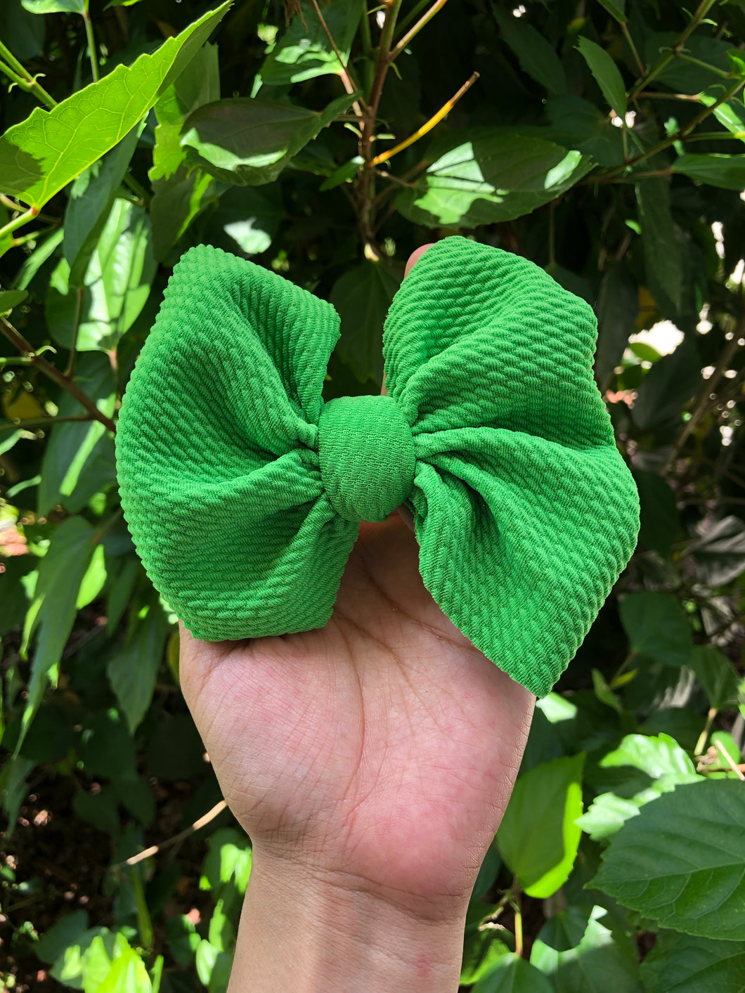 Kelly Green Big Bow