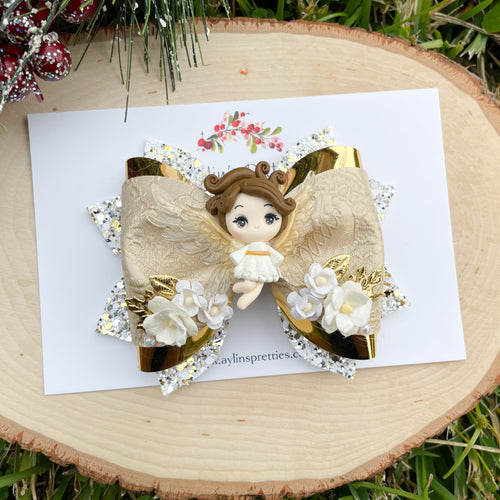 Brown Hair Winter Angel
