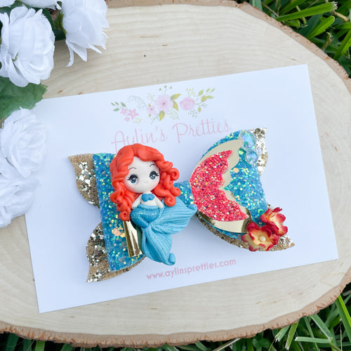Orange Hair Mermaid Princess